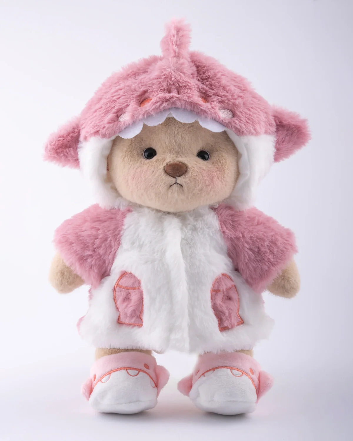 PuffyPuf™ Pembe Shark Puffy Kostümü