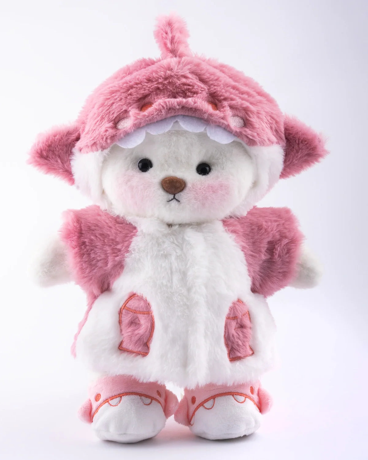 PuffyPuf™ Pembe Shark Kostümlü