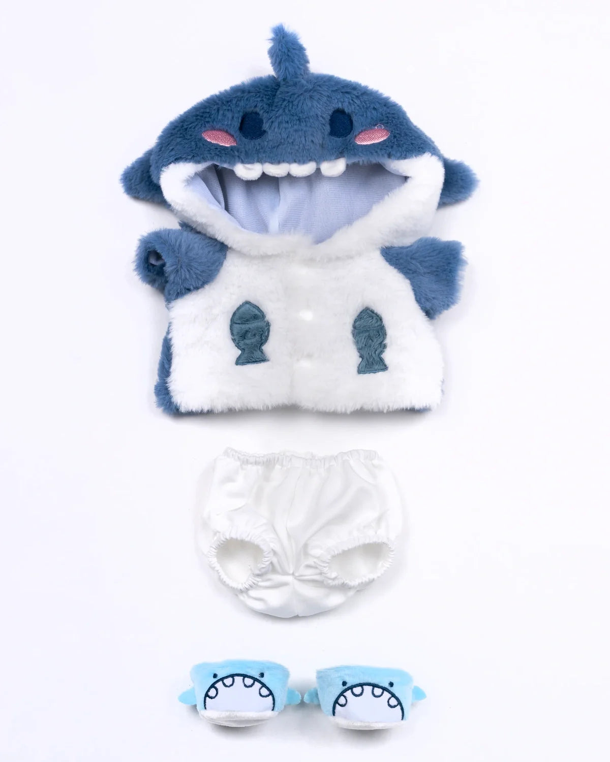 PuffyPuf™ Mavi Shark Puffy Kostümü