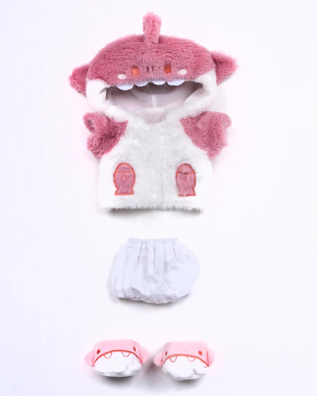 PuffyPuf™ Pembe Shark Puffy Kostümü