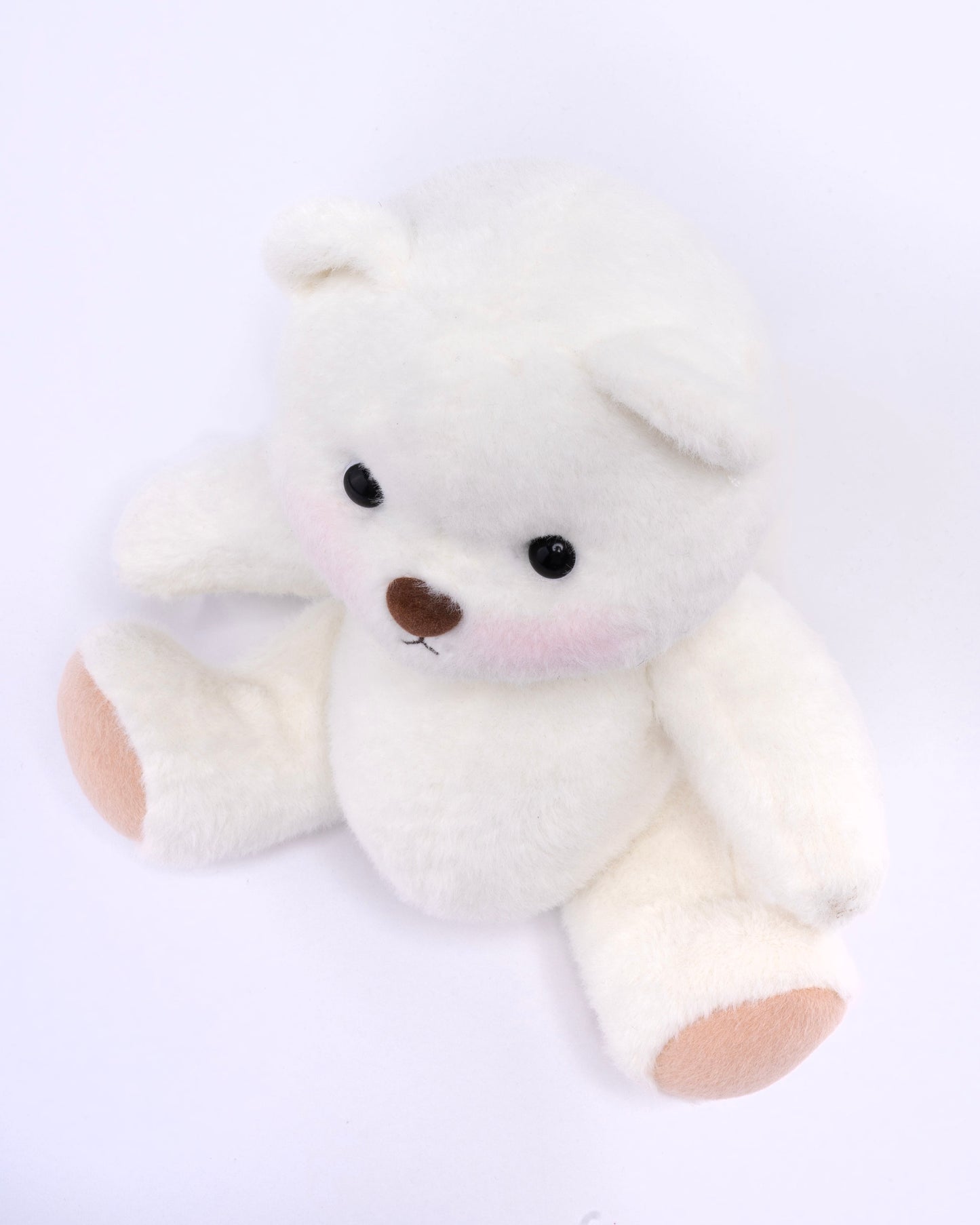 PuffyPuf™ Kar Beyazı Pofuduk Sade Puffy