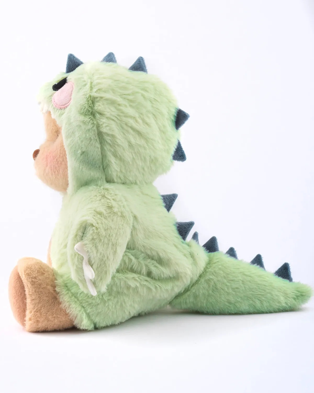 PuffyPuf™ Yeşil Tüylü Dino Puffy Kostümü