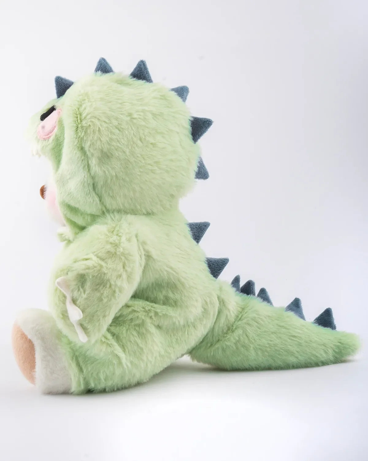 PuffyPuf™ Yeşil Tüylü Dino Puffy Kostümü