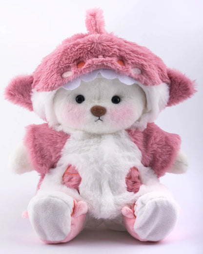 PuffyPuf™ Pembe Shark Kostümlü