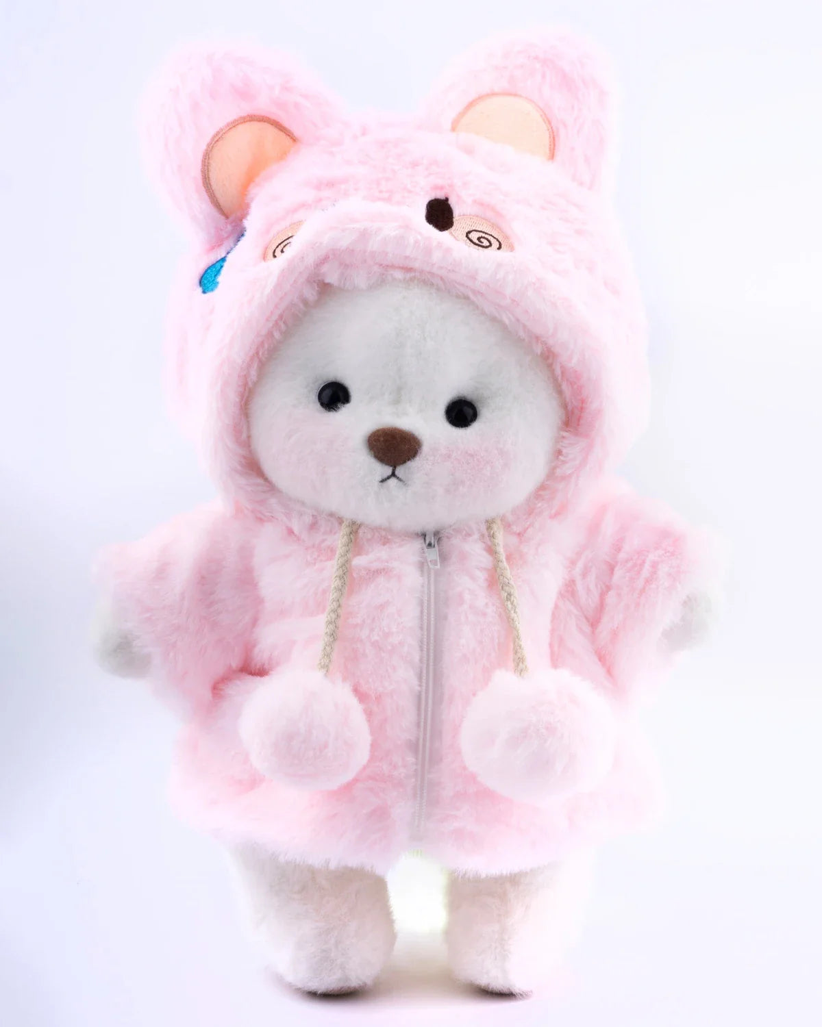 PuffyPuf™ Pembe Tavşan Kostümlü Puffy