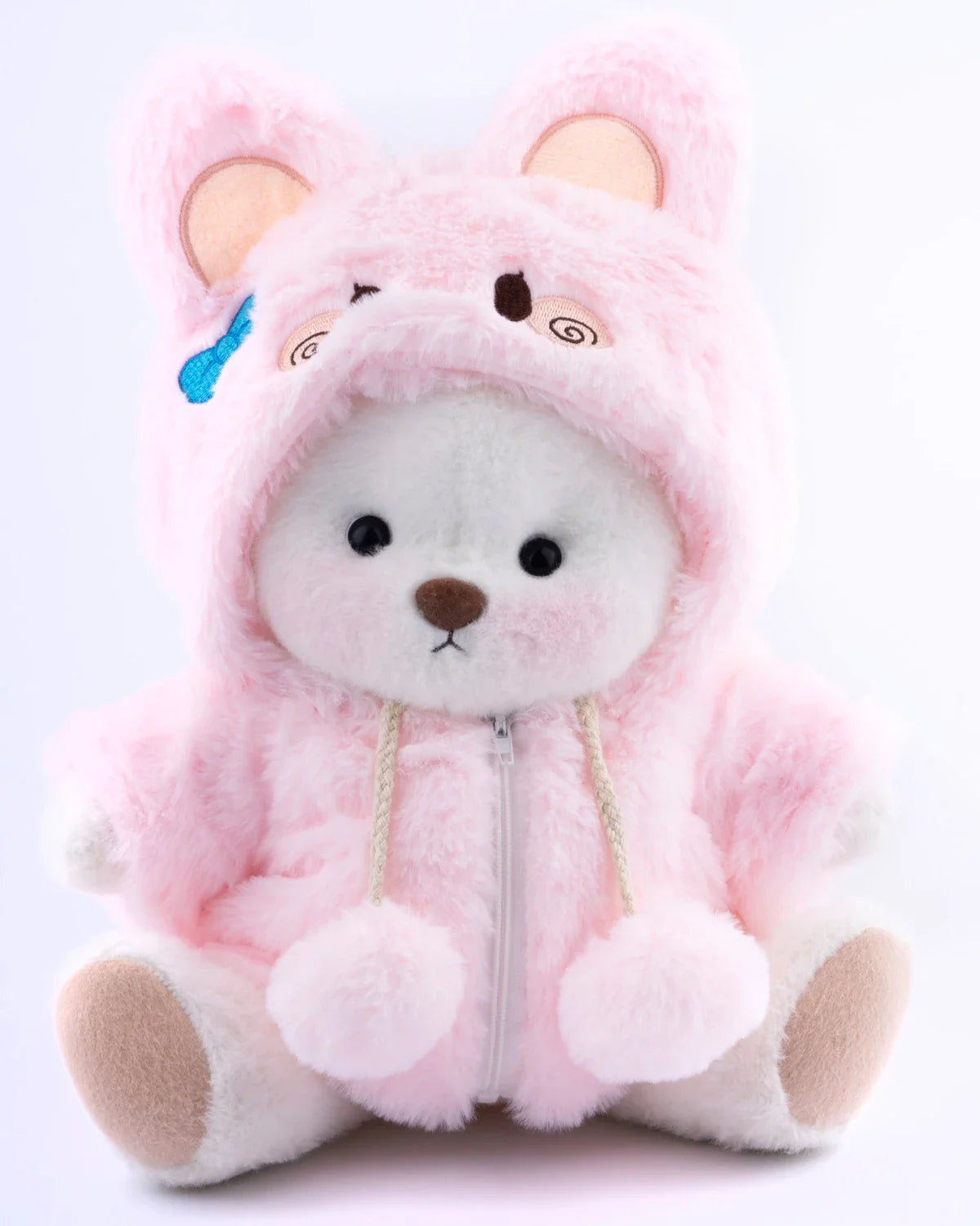 PuffyPuf™ Pembe Tavşan Kostümlü Puffy
