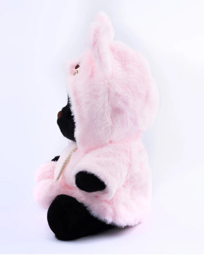 PuffyPuf™ Pembe Tavşan Kostümlü Puffy