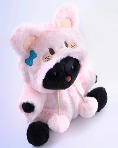 PuffyPuf™ Pembe Tavşan Kostümlü Puffy