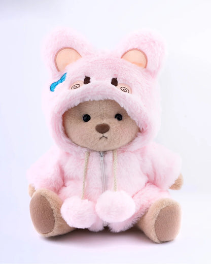 PuffyPuf™ Pembe Tavşan Kostümlü Puffy