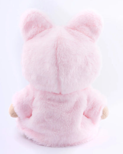 PuffyPuf™ Pembe Tavşan Kostümlü Puffy