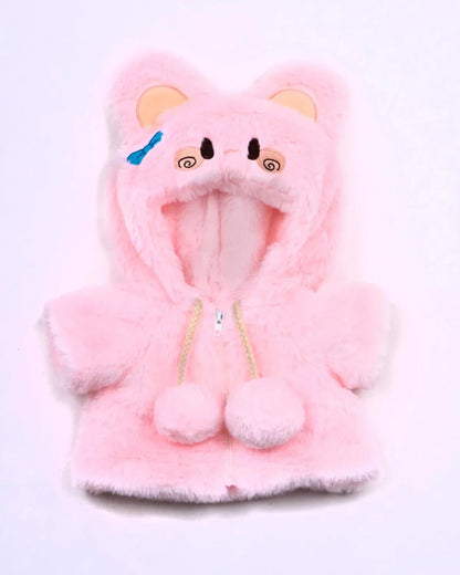 PuffyPuf™ Pembe Tavşan Kostümlü Puffy